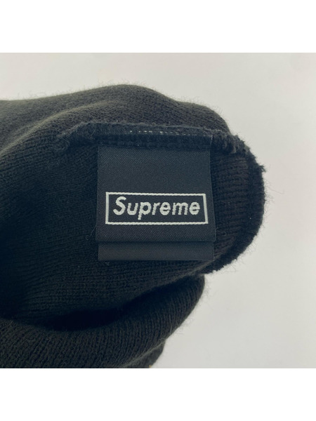 Supreme ニットキャップ box logo ビーニー 黒