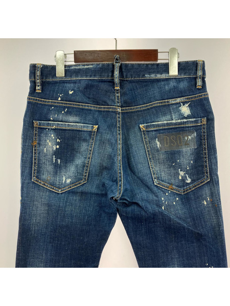 DSQUARED2 デニム・ジーンズ スキニーパンツ ペイント 48