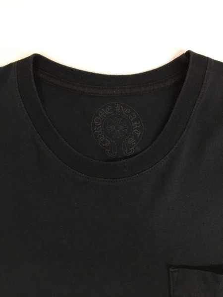 CHROME HEARTS 半袖Tシャツ・カットソー 胸LOGO TEE (M) 黒