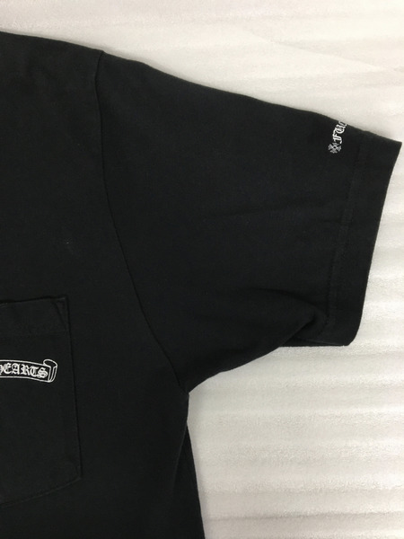 CHROME HEARTS 半袖Tシャツ・カットソー 胸LOGO TEE (M) 黒