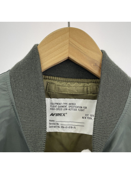 AVIREX ミリタリージャケット MA-1 TOMCAT カーキ  (L)[値下]
