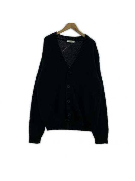 Jieda カーディガン パネルカーディガン 黒