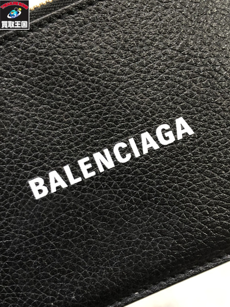 Balenciaga フレグメントコインカードケース 黒