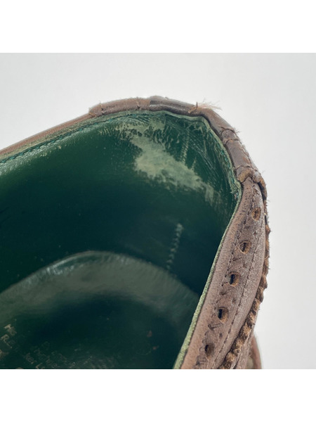 Tricker's ウイングチップ 茶（－）