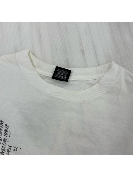 STUSSY シャドーマン ラスタカラー Tシャツ 白 (M)