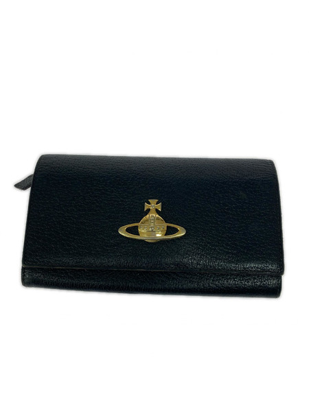 Vivienne Westwood 長財布 長財布 レザー/ブラック
