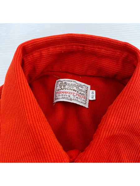 OLD・VINTAGE 長袖シャツ Hbar? 70s ウエスタンシャツ