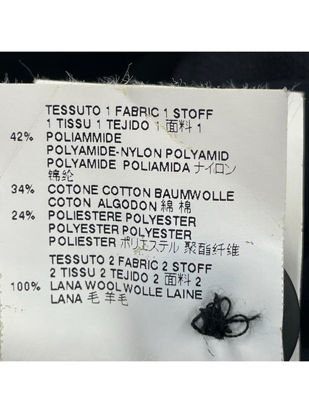 MM6 ノースリーブワンピース ドッキング/ノースリーブ/白黒/XS