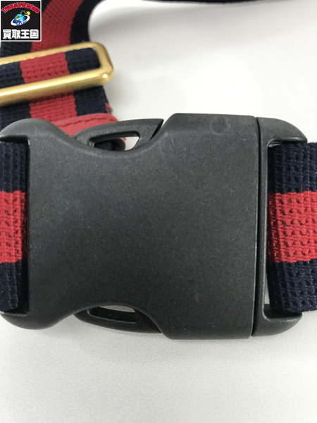 GUCCI  ボディバッグ シェリーライン レザー スモールベルトバッグ 赤 527792