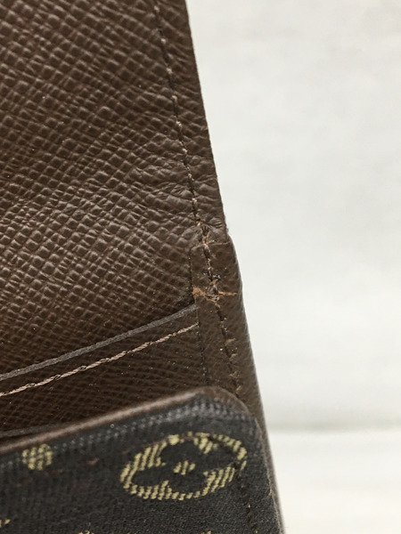 LOUIS VUITTON　コンパクトウォレット モノグラム・ミニ・ラン ポルトモネ ビエ カルト クレディ エベヌ