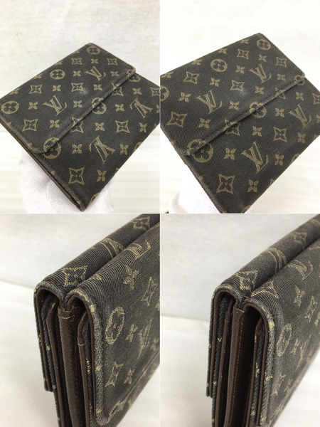 LOUIS VUITTON　コンパクトウォレット モノグラム・ミニ・ラン ポルトモネ ビエ カルト クレディ エベヌ