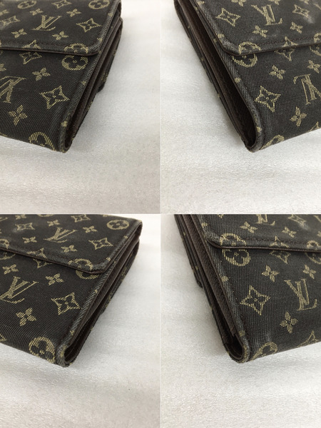 LOUIS VUITTON　コンパクトウォレット モノグラム・ミニ・ラン ポルトモネ ビエ カルト クレディ エベヌ