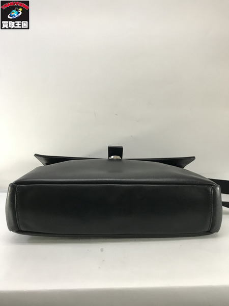 フェラガモ ショルダーバッグ レザーブリーフケース 黒