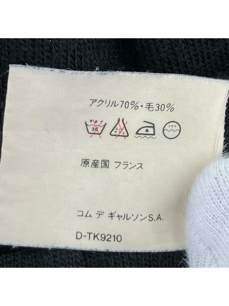 COMME des GARCONS ニット・セーター SHIRT ハーフジップ  切替