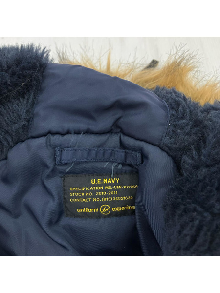 uniform experiment ミリタリージャケット ×ALPHA N-2B ネイビー S