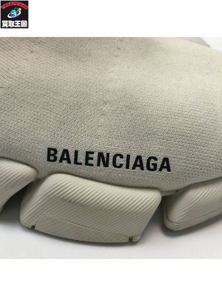 BALENCIAGA バレンシアガ 内ボアブーツ 28.0 汚れあり 白 ホワイト