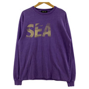WIND AND SEA L/S カットソー 紫 S