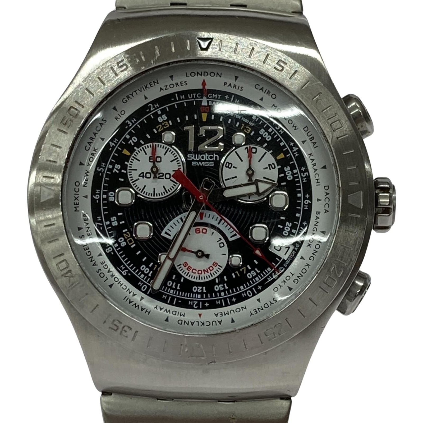 Sr936sw Swatch Irony Stainless Steel Swiss Made V8 Price Swatch