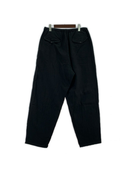 COMOLI パンツ Z01-03013 コットンダックス テーパード 3 黒