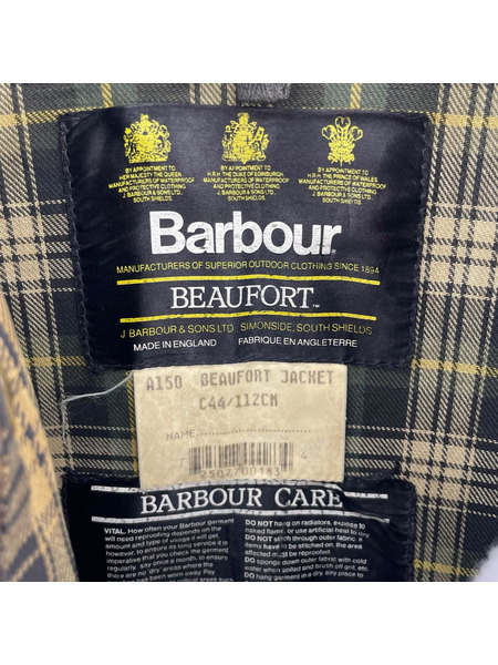 Barbour ジャケット 3ワラント BEAUFORT C44/112CM[値下]