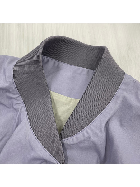 URU ジャケット OVERSIZED ZIP UP BLOUSON ムラサキ（1）