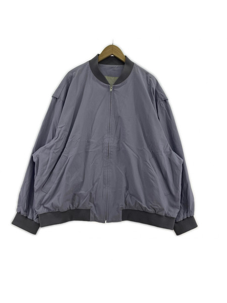 URU ジャケット OVERSIZED ZIP UP BLOUSON ムラサキ（1）