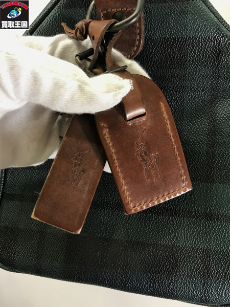 POLO RALPH LAUREN ブラックウォッチ ミニボストンバッグ