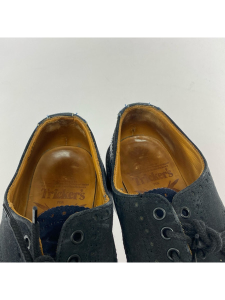 Tricker's シューズ プリングル1815 ウイングチップシューズ 紺