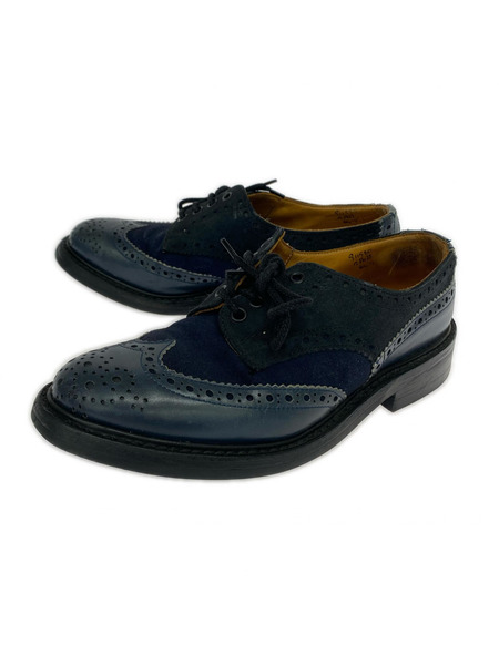 Tricker's シューズ プリングル1815 ウイングチップシューズ 紺