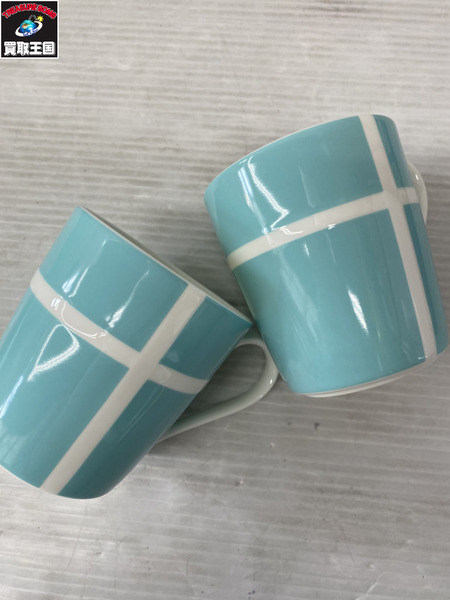 陶器・食器・グラス Tiffany＆Co. リボンペアマグカップ