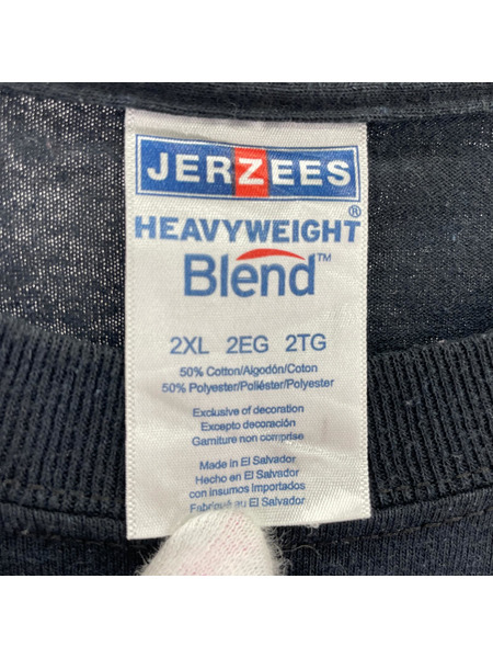 00s got music パロディプリントTee 2XL 黒 JERZEES