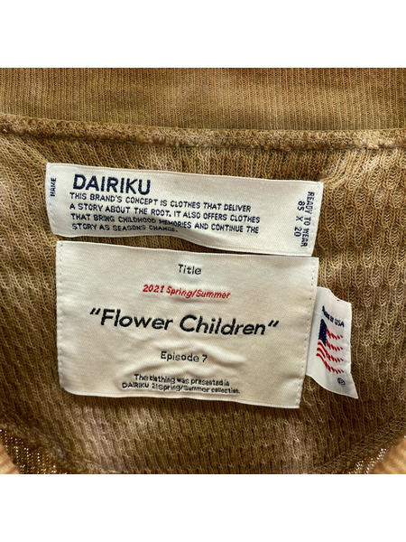 DAIRIKU 長袖Tシャツ・カットソー 21SS DAIRIKU Tie-Dye Thermal Tee