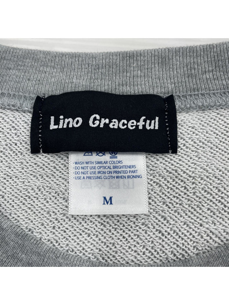 Lino Graceful ドクターイエロー 新幹線 スウェット 灰 M[値下]