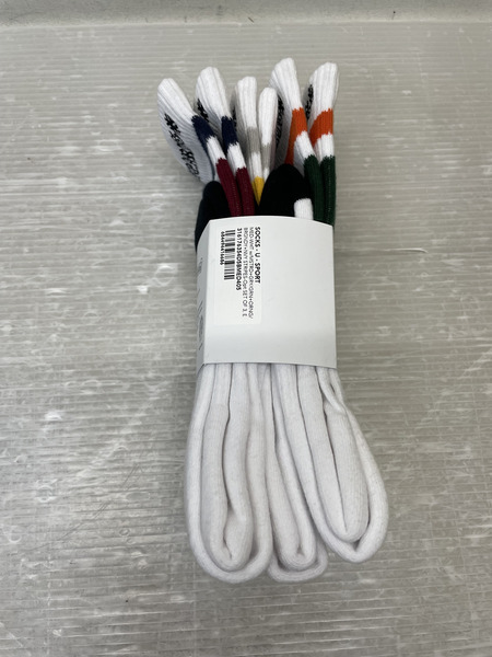 CHROME HEARTS SOCKS-U-SPORT 3足セット ソックス M(25-27cm) ホワイト