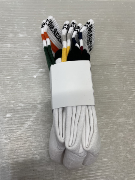 CHROME HEARTS SOCKS-U-SPORT 3足セット ソックス M(25-27cm) ホワイト