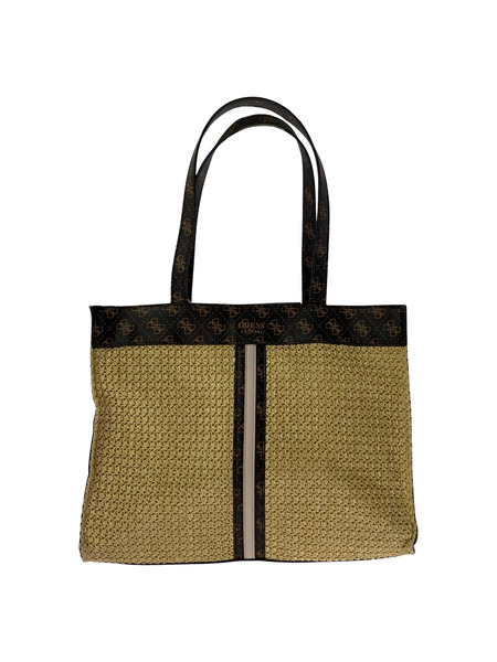 GUESS トートバッグ KASINTA RAFFIA TOTE