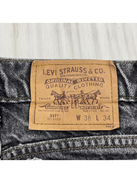 Levi's デニム・ジーンズ 90s 517 ブラックデニム W38[値下]