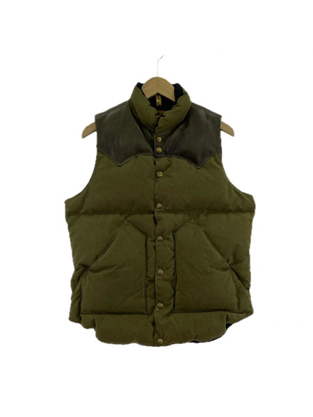 Rocky Mountain FeatherBed ダウンジャケット ダウンベスト コットンxヨーク 36
