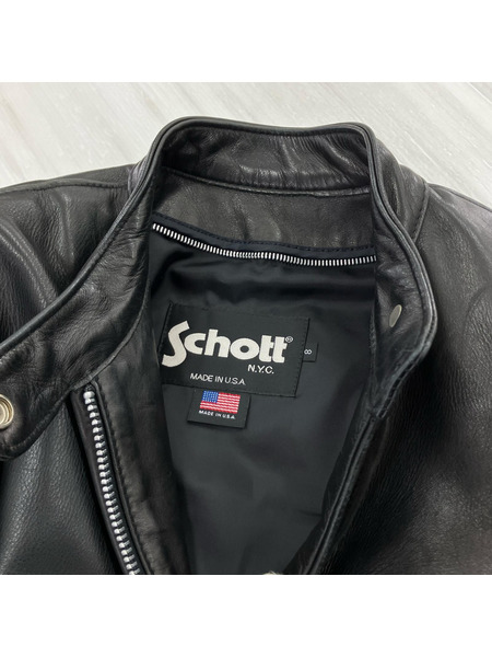 schott ライダース シングルライダース USA製 サイズ8[値下]