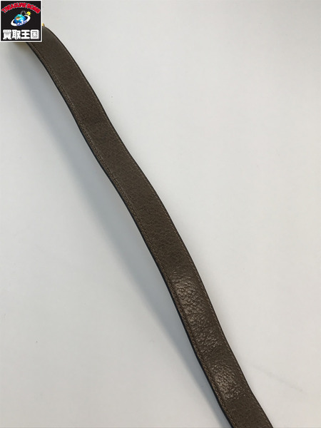 GUCCI グッチ レザーベルト ブラック ゴールド