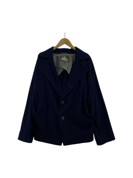 Vivienne Westwood ジャケット ストライプジャケット ネイビー (44)[値下]