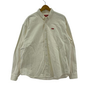 Supreme 長袖シャツ Small Box Shirt ホワイト (M)