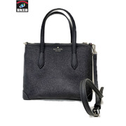 kate spade new york ラメ 2WAYショルダーバッグ ブラック