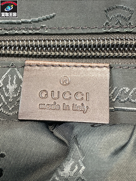 GUCCI グッチ 201446 GGキャンバス ショルダーバッグ ブラウン系