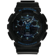 CASIO/G-SHOCK/ソーラー腕時計/ブラック×ブルー