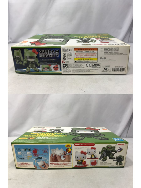 ガンプラ SDガンダム クロスシルエット ハローキティ/シャア専用ザクII ザクII