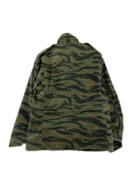 ALPHA ミリタリージャケット タイガーカモ フィールドジャケット カーキ