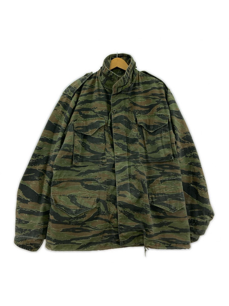 ALPHA ミリタリージャケット タイガーカモ フィールドジャケット カーキ