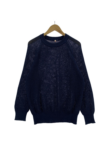 yoko sakamoto ヨーコサカモト オーバーサイズ クルーネック 丸首 無地 スウェット シャツ ホワイト系 M【中古】 yoko sakamoto ヨーコサカモト オーバーサイズ クルーネック