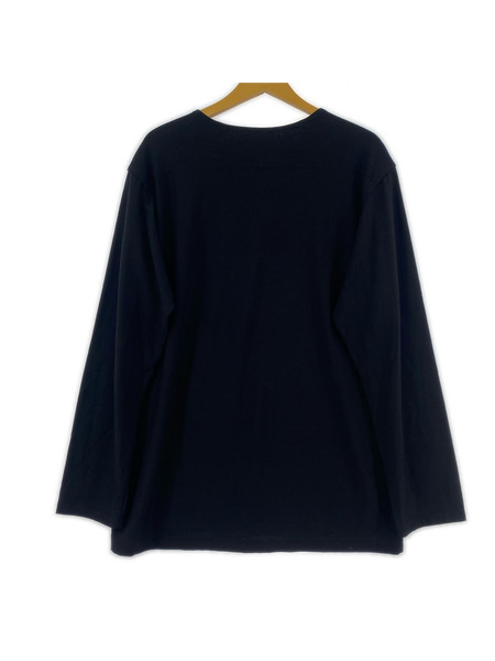 Y's for men 長袖Tシャツ・カットソー WOOL L/S Tee BLK